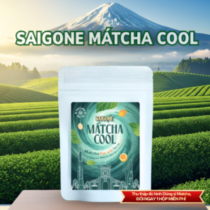Trà Hòa Tan Matcha Kim Quất Bạc Hà Saigone Matcha Cool